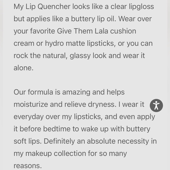 NEW Give Them Lala lip quencher gloss - Picture 6 of 6